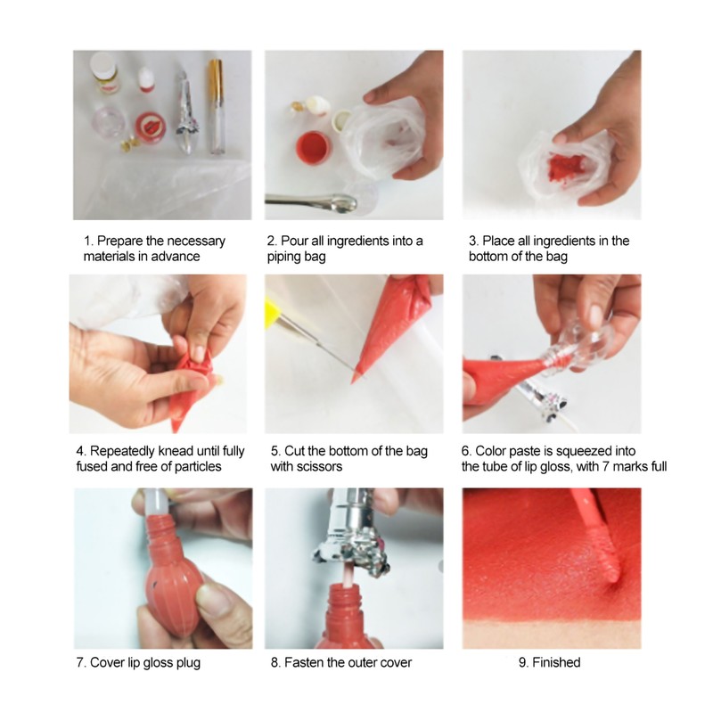 Lip Gloss Beewax Making Material Accessory DIY Filling Mould Crafts