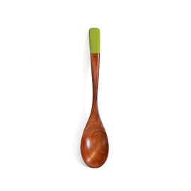 Karyu Spoon Beni Chestnut Curry Spoon, Approx. 7.9 inches (20 cm), Green