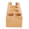 Coffee Tamper Base Multifunction Beech Coffee Distributor Tamping Station Accessories