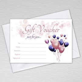 Webspectations Blank Gift Vouchers for Beauty Salons, Hairdressers, Restaurants and Shops: A6 Rose gold Gift Vouchers (Pack of 10 with Envelopes)