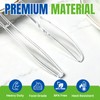 500 Count Plastic Knives Heavy Duty, Clear Plastic Knives Disposable