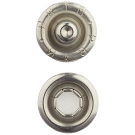 Prym Press Fasteners ‘Jersey’ Refill Packs, Metal, Nickel, 14 x 6.7 x 2 cm