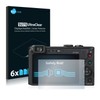 Savvies 6 Stück Schutzfolie für Panasonic Lumix DMC-LF1 Displayschutz-Folie Ultra-Transparent