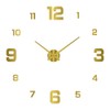 3D DIY Luminous Dial Drill-free Acrylic Frameless Silent Wall Clock