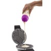 875 ml Pancake Shaker (Purple) with Recipe Print for Pancakes,