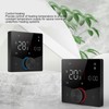 Thermostat ABS Black Smart Programmable WiFi Digital Touchscreen LCD Color