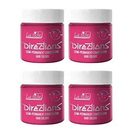 La Riche 4x La Riche Directions Semi-Permanent Hair Color 100ml Tub - Carnation Pink