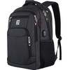 KASIBON Laptop Backpack with USB Charging&Headphone Port,Anti-Theft with Breathable Padded