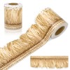 FYSUIMU Brown Fringe Bulletin Board Border Emulate Twine Die Cut