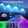 IVRICH 100FT Permanent Outdoor Lights, Smart RGB Eave Light with