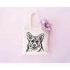 Pet Studio Art Frank the Corgi Tote Bag