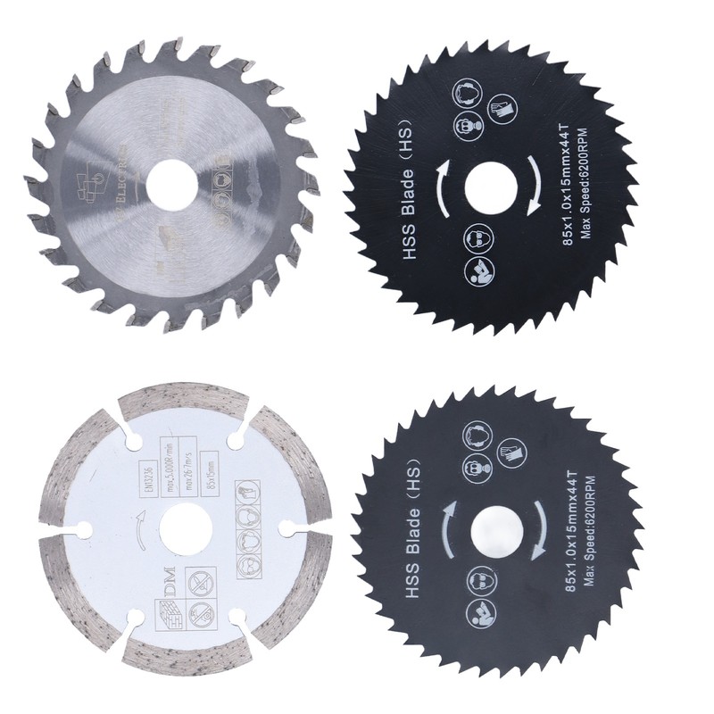 4Pcs/Set Mini Circular Saw Blade Alloy Steel Cutting Rotary Tools