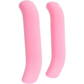 HUIOP Cubierta Protectora de Palanca de Freno de Bicicleta, Funda de Manija de Freno de Gel de Sílice para Bicicletas de Carretera, Bicicletas de Montaña y la Mayoría de las (Rosa)