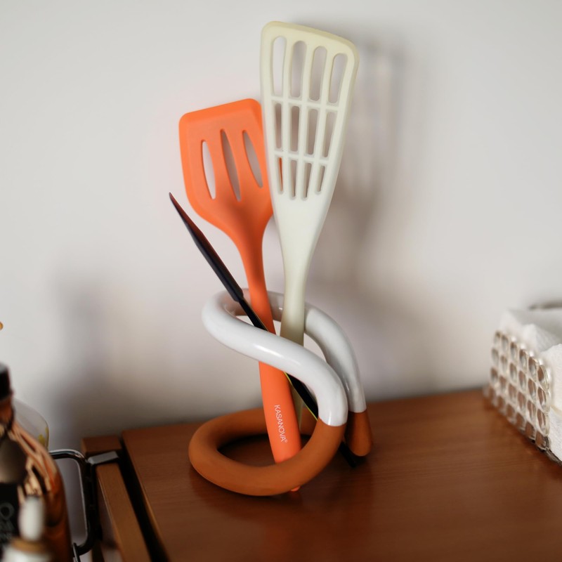 Egloo - Kitchen Ladle Holder, Kitchen Utensil Holder, Ceramic Kitchen