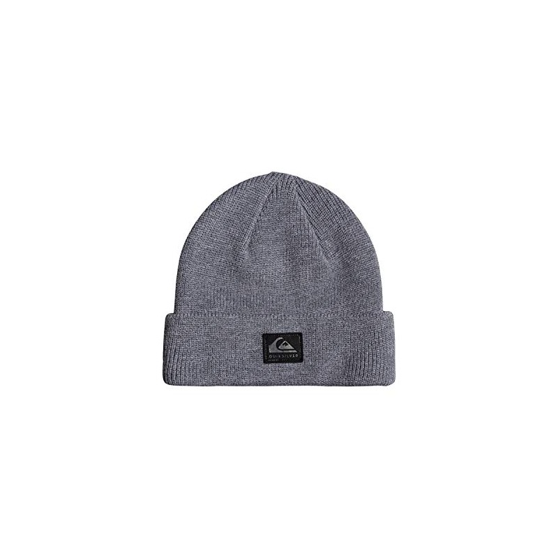 Quiksilver Young Mens Performer 2 Beanie Hat, MEDIUM GREY WASH,