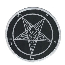 Antichrist Baphomet Pentagram Patch Devil Satan Satanist Black Metal Pentagram