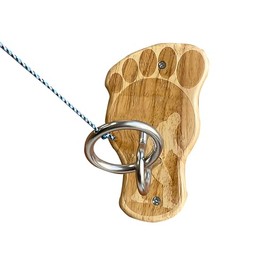 Hook and Ring Toss Game Outdoor Indoor Throwing Target Game Set (Sasquatch)