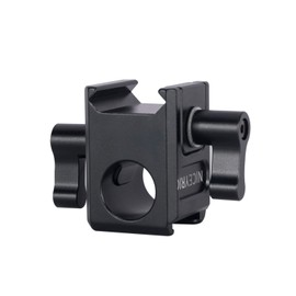 NICEYRIG Multifunctional NATO Clamp to 15mm Rod Clamp Cold Shoe Mount Quick Release NATO Rail Lock for 15mm Rod Rail Extension EVF Bracket Follow Focus