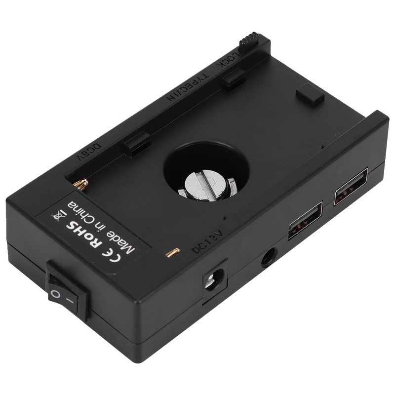 F01AF970 Plastic Alloy Battery Plate Adapter for Monitor Fill Light