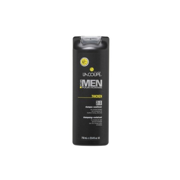 Lacoupe for Men Thicken 2-in-1 Shampoo and Conditioner