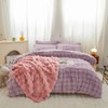 Roscloud Rabbit Plush Kids Girls Purple Comforter Sets Queen -