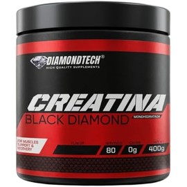 Creatina Monohidratada Black Diamond 400grs 80servicios Uva
