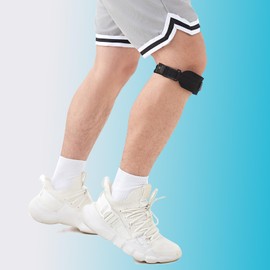 Lixinsunbu Kids Knee Bands for Kids Male Good Trap Patellar Tendonitis Volleyball Running Soccer Basketball Padded Youth Sports Brace (M)