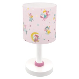 Dalber Children's Table Lamp Bedside Lamp Fairy Dreams Pink Fairies