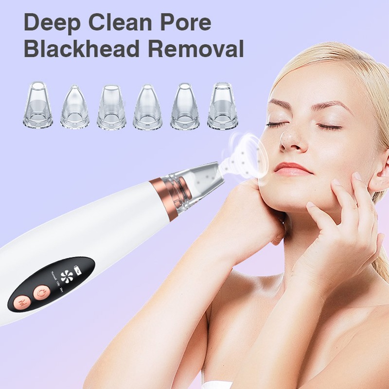 Blackhead Vacuum Cleaner Suction Power Multi Functional Facial Suction Pore