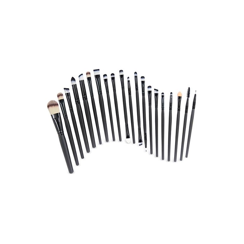 EmaxDesign 20 Pieces Makeup Brush Set Professional Face Eye Shadow