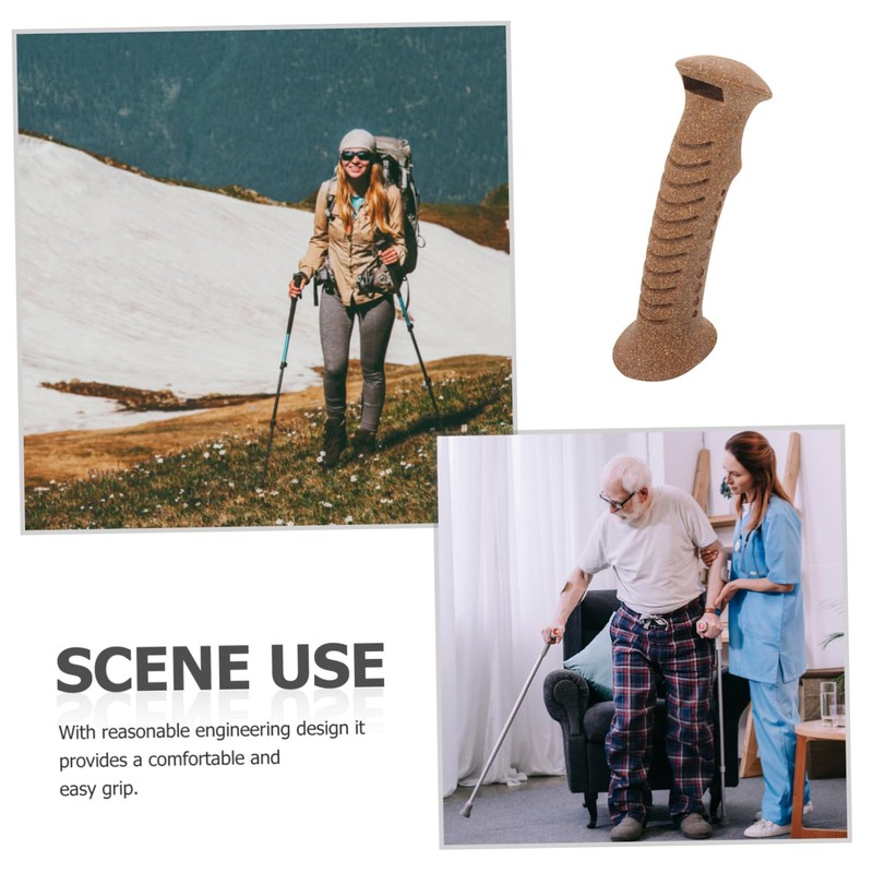 CORHAD Cork Trekking Pole Handle Replacement for Hiking Skiing Anti-Sweat