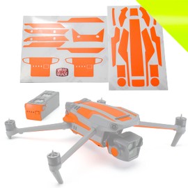 WRAPGRADE Skin Stickers for Mavic 3 | Accent Color (NEON YELLOW/Pro)