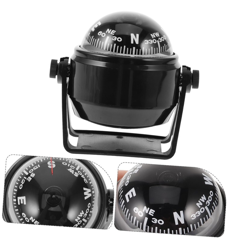 SUPVOX Adjustable Car Compass for Boats and Vehicles Easy Install