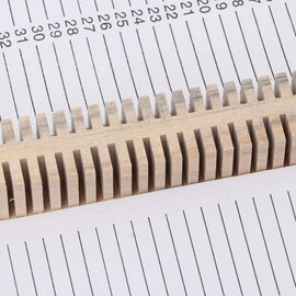 Walfront Slides, 100 Pieces Wooden Biology Slide Storage Box with Numbered Slots for Prepared Slides Box Wood 22.8 × 18.8 × 3.5 cm / 9 × 7.4 × 1.4 Inches