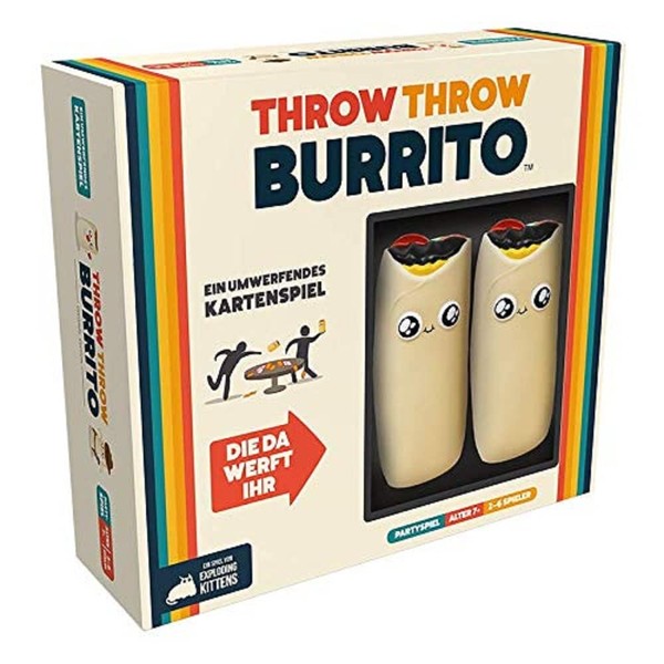 Asmodee Throw Throw Burrito (2022 Edition) Party Game, Card Game,