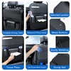 Fancemot Leather Car Back Seat Organizer, Foldable Table Back Seat
