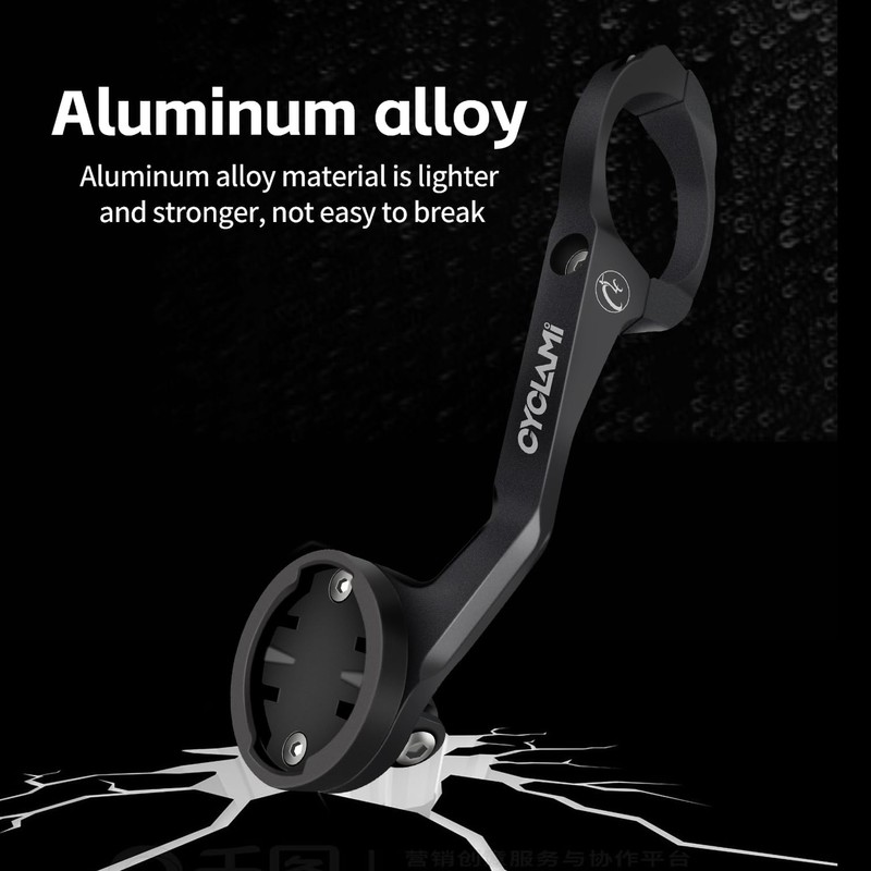 Out Front Mount Aluminum Compatible with Garmin Edge Bike Computer,