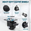 Humagineer 2-Inch Casters Set of 4 Heavy Duty, Load 2200