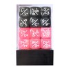 36pcs 12mm Positive and Negative Dice Counters Pink&Black Set, Small