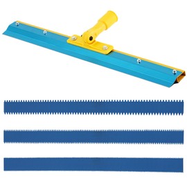 Notched Squeegee for Self Leveling, Cement Floor Leveling Tool Self-Leveling Floor Squeegee Construction Tool with 3 Racks