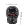 MAGICLULU 4pcs Skull Style Tire Valve Stem Caps Leak Truck