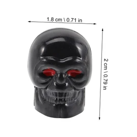 MAGICLULU 4pcs Skull Style Tire Valve Stem Caps Leak Truck Tyre Dust Caps Durable Car Accessories for Suvs Motorcycles Bikes for Wet Cold Conditions