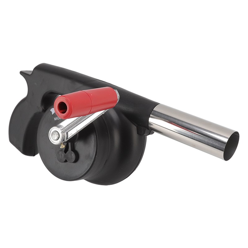 Hand Crank BBQ Blower Lightweight Portable ABS Barbecue Fan for