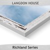 Langdon House 5x7 Picture Frames (Distressed White, 6 Pack) Farmhouse