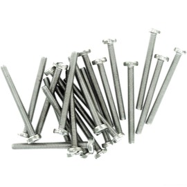 M6 (6mm x 30mm) Slot Pan Machine Screw (Bolt) - Stainless Steel (A2) (Pack of 20)