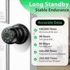 Evanshow Fingerprint Door Lock with Electronic Touchscreen Keypad | Biometric