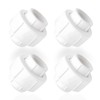 JUUJCH 1/2 inch PVC Female Thread Union,Connectors Female Thread Coupling