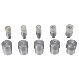 5 Sets Double Caps Rivets Dies(5mm/6mm/8mm/10mm/12mm)