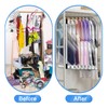 6Pack See Through Breathable Clothes Covers with Zip, 60CMX140CM Waterproof