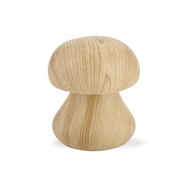 [High-quality Ceramic × Wood Grain Interior] Piggy Bank Money Bank Wood Grain Ceramic Paperweight Object Interior Nordic Modern Natural MoneyBank Mushroom Kinoko